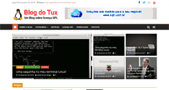 Desktop Screenshot of blogdotux.com.br
